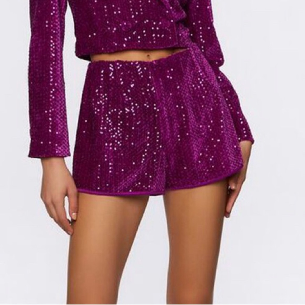 Sequin shorts